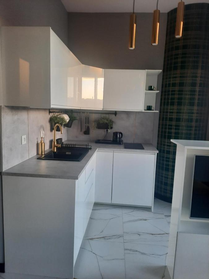 Hanza Tower Sunny Apartment Stettino Esterno foto