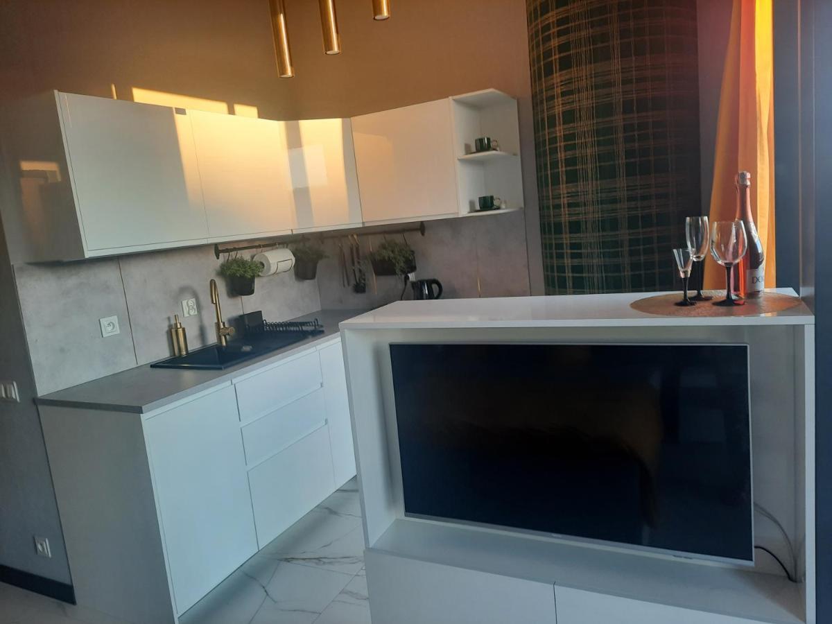Hanza Tower Sunny Apartment Stettino Esterno foto
