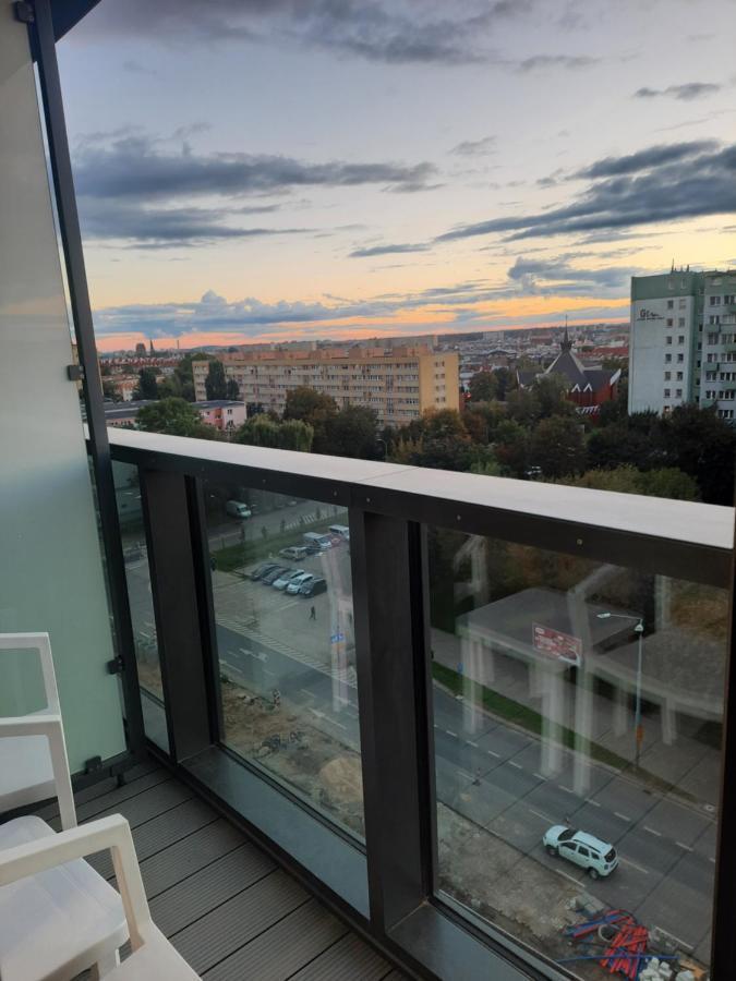 Hanza Tower Sunny Apartment Stettino Esterno foto